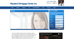 Desktop Screenshot of marylandmortgagecenter.net
